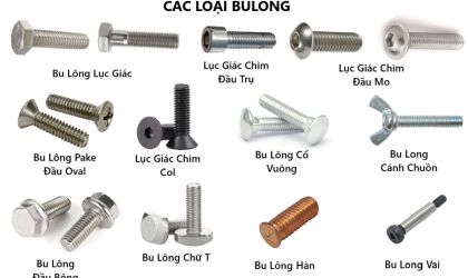 Bulong là gì? Tìm hiểu các loại bu lông phổ biến